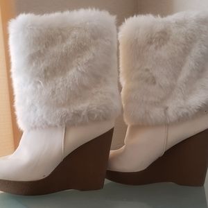 Jlo furry boots